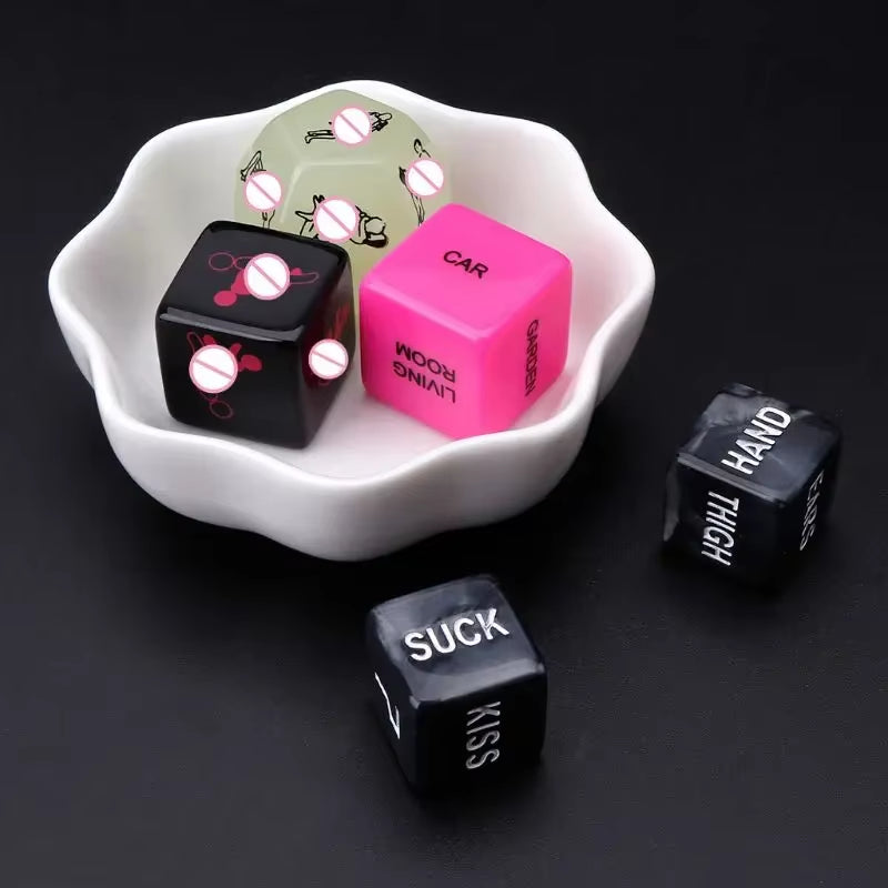 6/12 Sides Exotic Toys Sex Dice Toys for Couples Adults Games Sex Toys Romance Love Hunour Flirting Bar Erotic Crap Dice