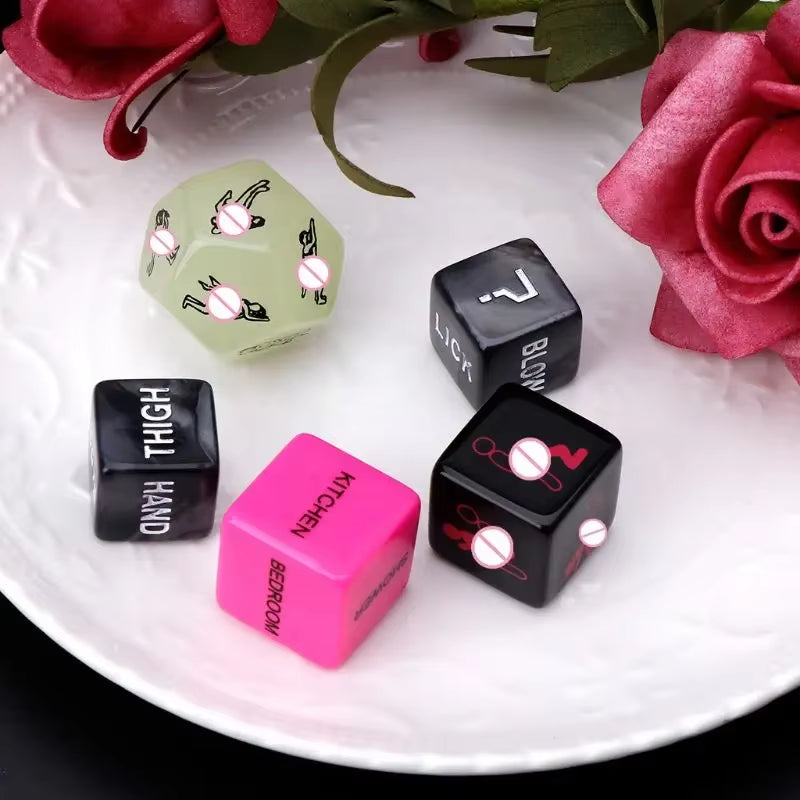 6/12 Sides Exotic Toys Sex Dice Toys for Couples Adults Games Sex Toys Romance Love Hunour Flirting Bar Erotic Crap Dice