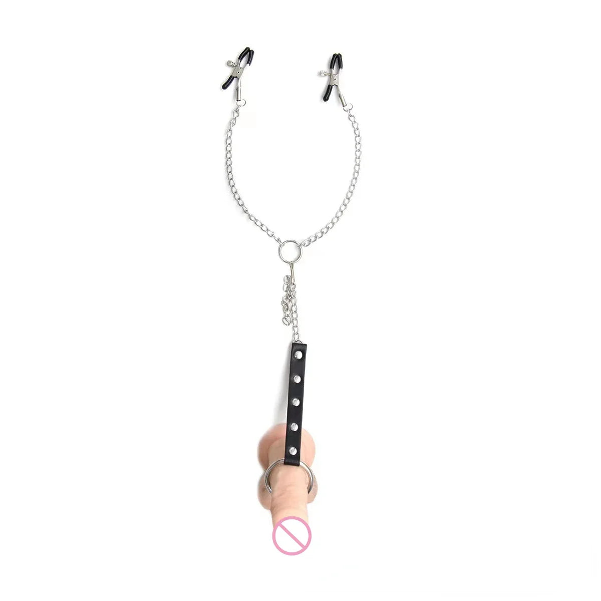 Stainless Steel Metal Chain Nipple Milk Clips Breast Clip Sex Slaves Fetish Nipple Clamps Sex Toys Butterfly Style for Couples