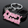 Movie Keychain Kill Bill Pussy Wagon Key Ring Letter Pendant Accessories Ladies Men Gift Keychain Backpack Accessories