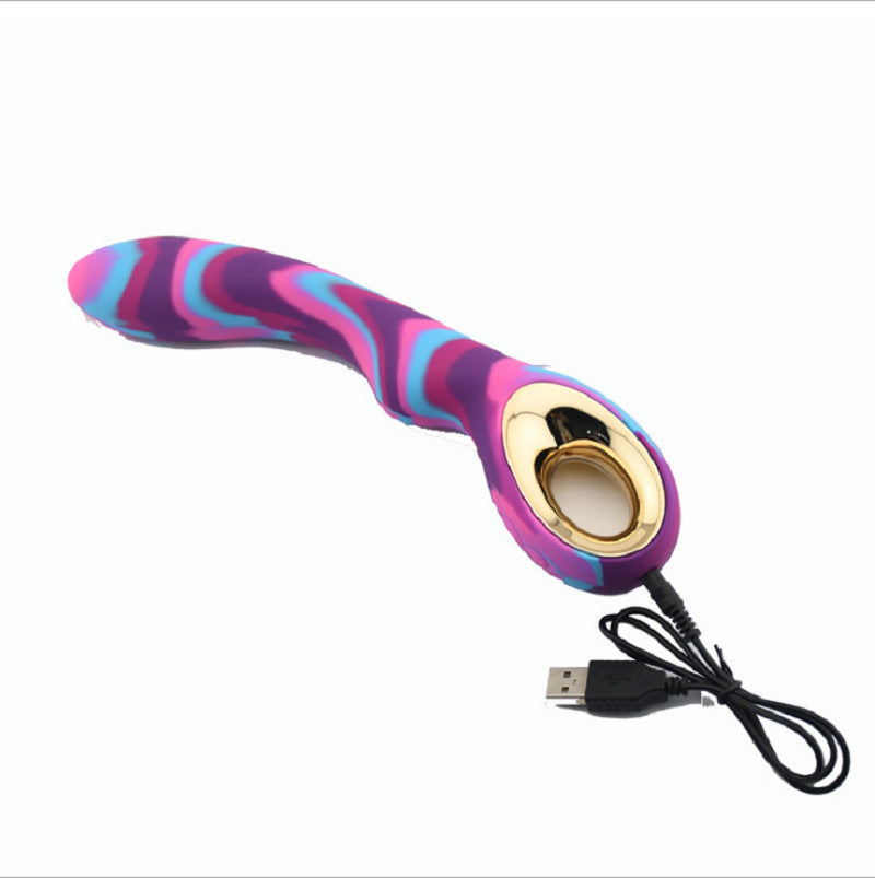 Whale Camouflage Vibrator USB Charging Silicone Rod