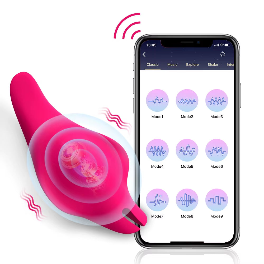 2023New App Wireless Remote Control Wearable Vibrator Female Multi-Frequency Adult Massage Sex Toys for Women Bluetooth Vibrator