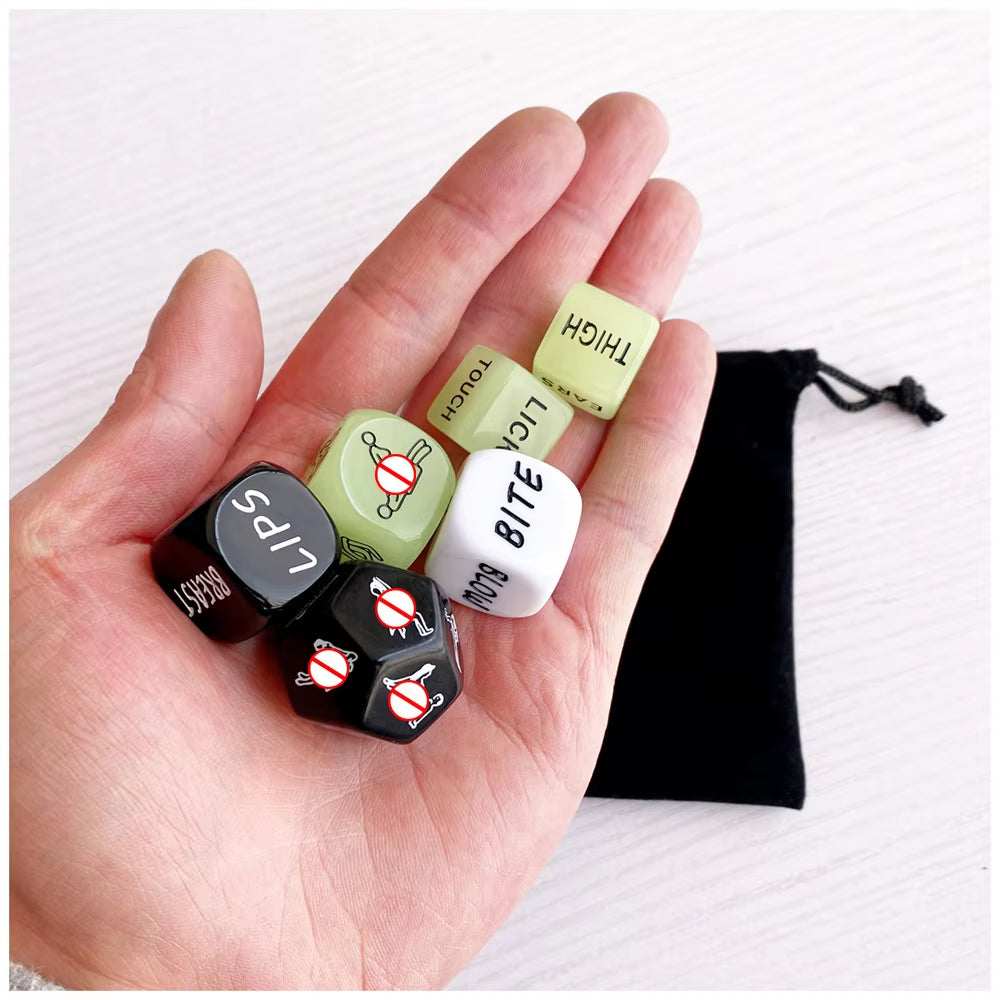 6/12 Sides Exotic Toys Sex Dice Toys for Couples Adults Games Sex Toys Romance Love Hunour Flirting Bar Erotic Crap Dice