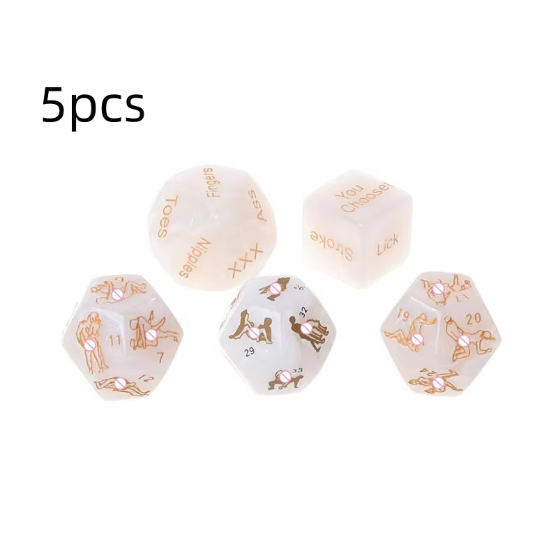 6/12 Sides Exotic Toys Sex Dice Toys for Couples Adults Games Sex Toys Romance Love Hunour Flirting Bar Erotic Crap Dice