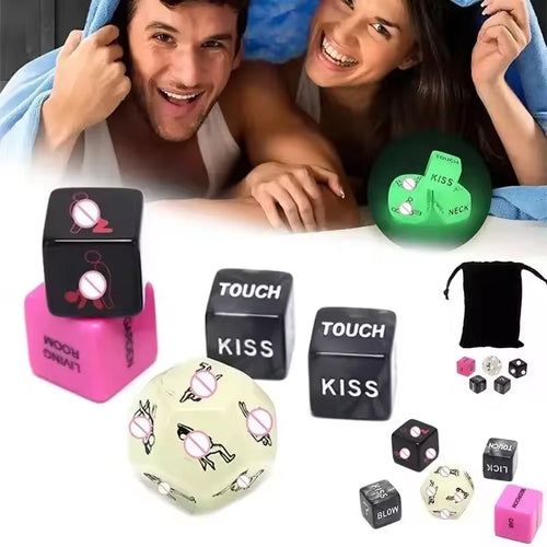 6/12 Sides Exotic Toys Sex Dice Toys for Couples Adults Games Sex Toys Romance Love Hunour Flirting Bar Erotic Crap Dice
