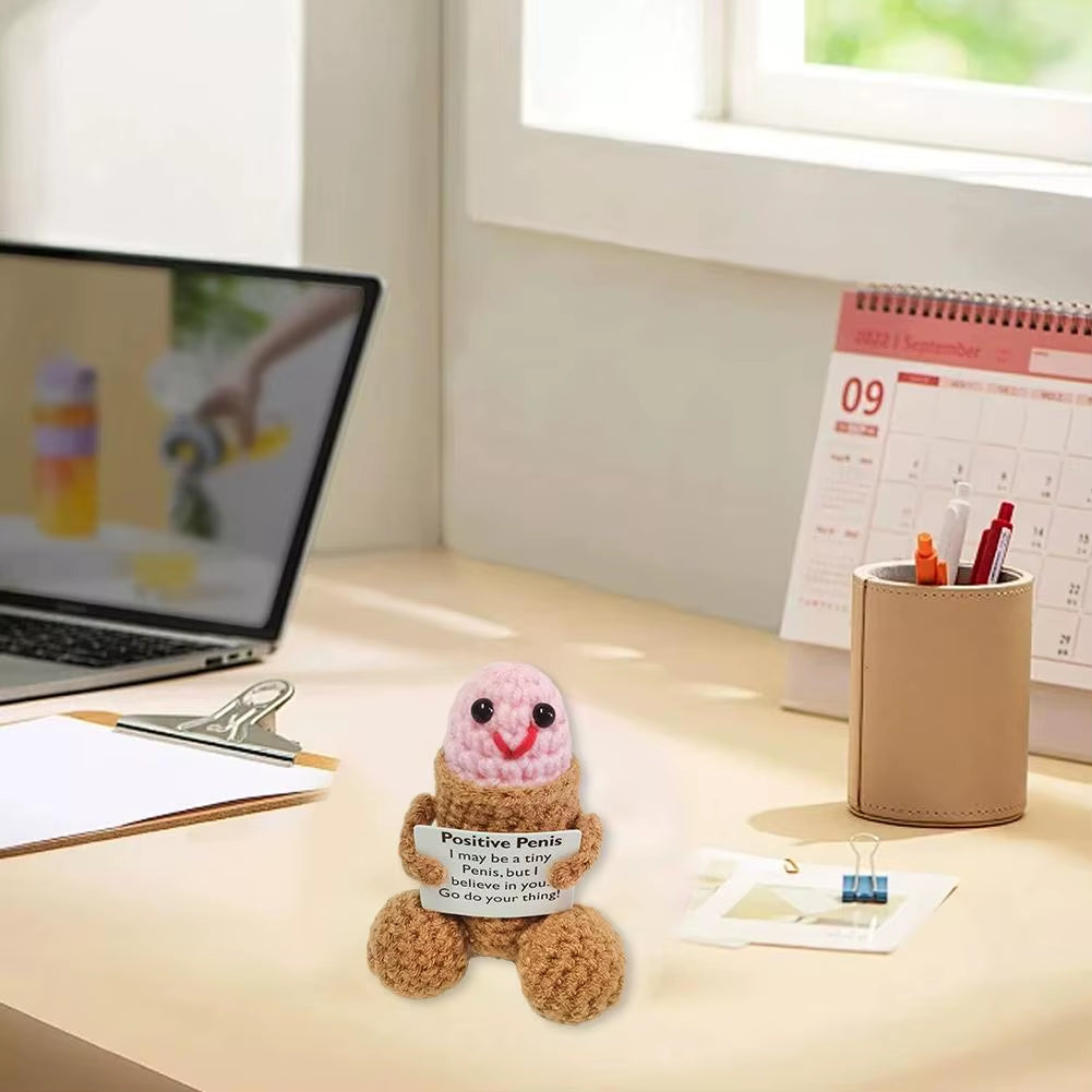 Dick, Handmade Dick Doll Gifts, Crochet Encouragement Toys, Decorate Boyfriend Room Decor