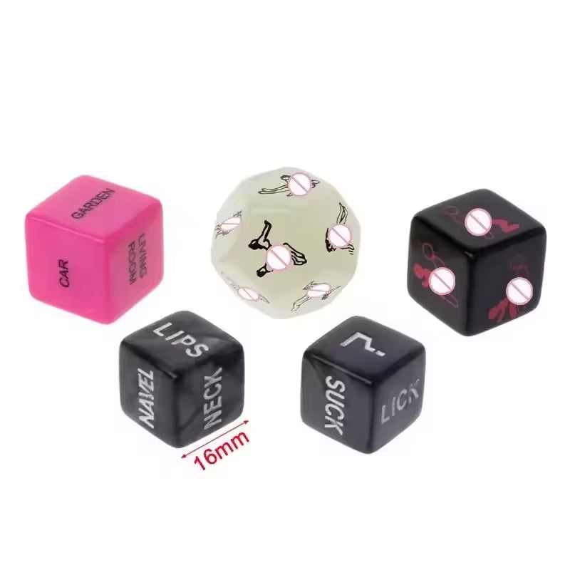 6/12 Sides Exotic Toys Sex Dice Toys for Couples Adults Games Sex Toys Romance Love Hunour Flirting Bar Erotic Crap Dice