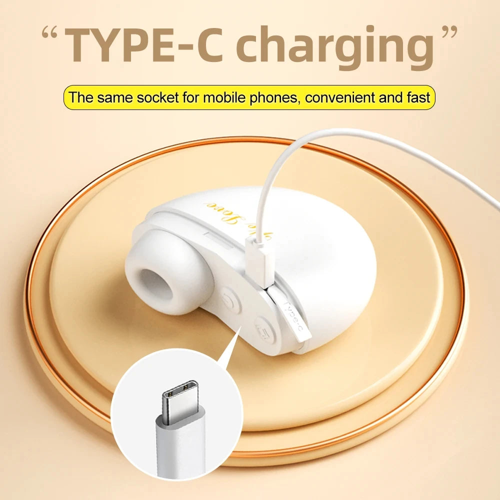 G-Point Vibrator Used for Female Magnetic Honey Bean Stimulation Vibrator Multi Frequency Ultrasonic Vibration Charging Female