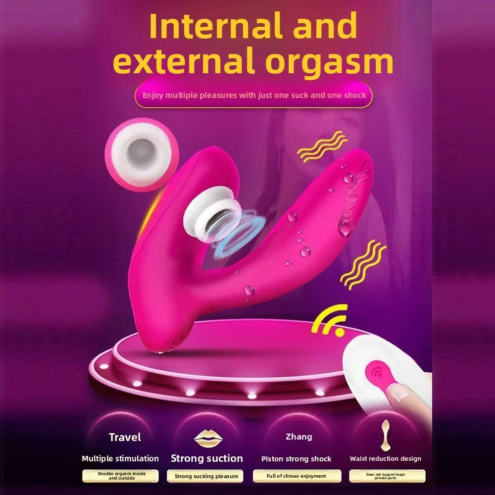 Vibrator Female Wear Remote Control Vibrator Feminine Products G Point Cake Tide Sucking Vibrator
