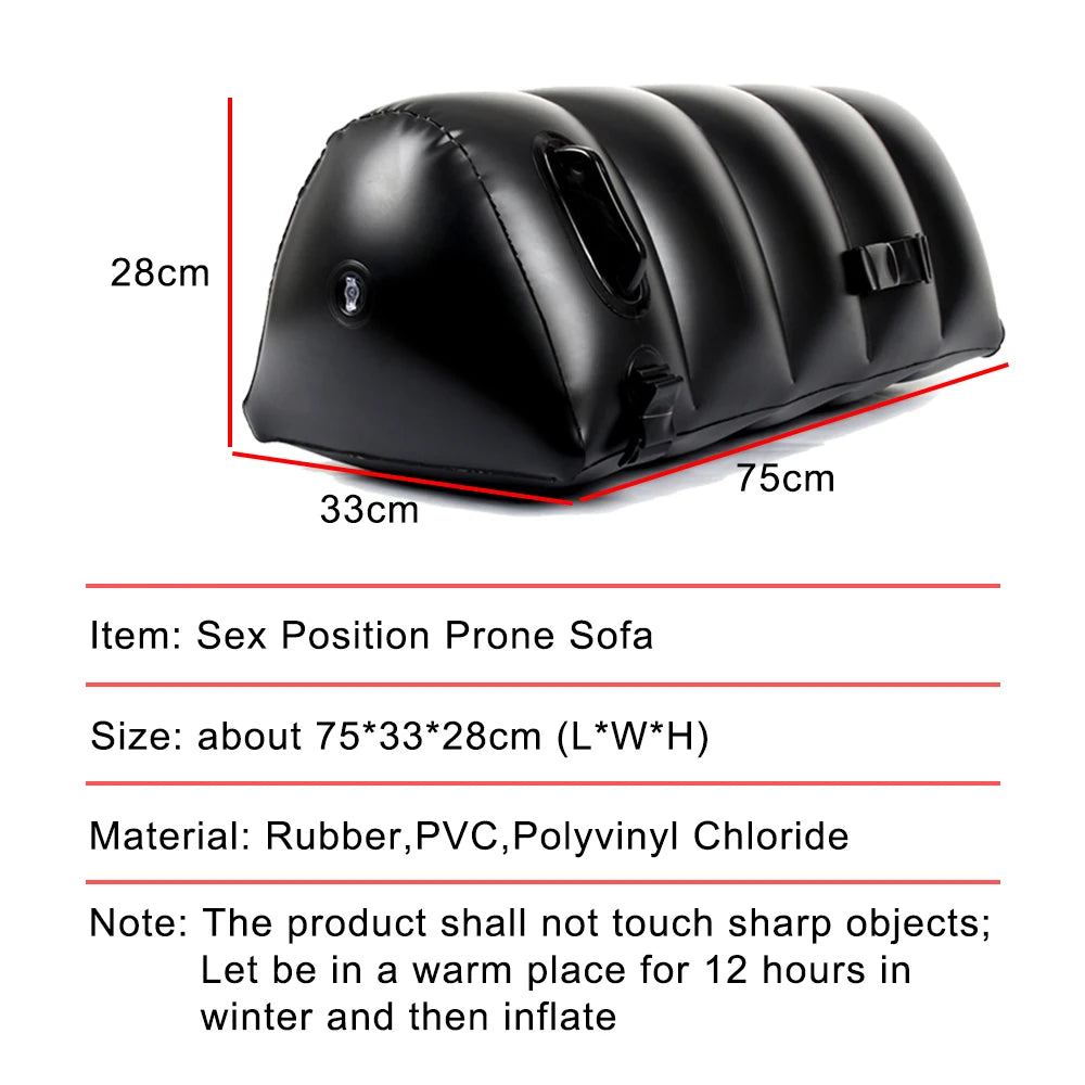 Inflatable Sex Tools for Couples Women SM Bondage Sex Furniture Aid Sex Position Prone Sofa Split Leg Mat Adult Games