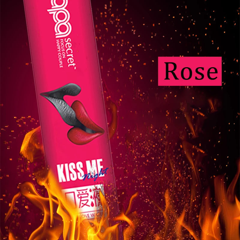 6Pcs Oral Sex Water Lubricante Sexual Strawberry Peach Flavor Ice Fire Sex Toys Water Based Lubricant Gel for Women Men Couples